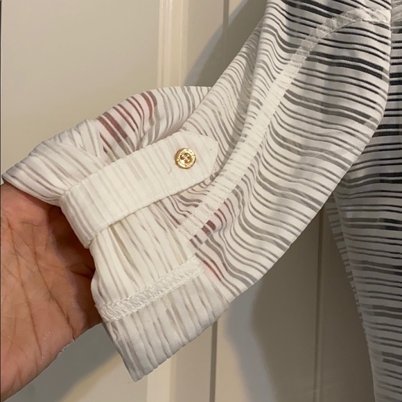 Bebe white sheer top - Picture 3 of 5